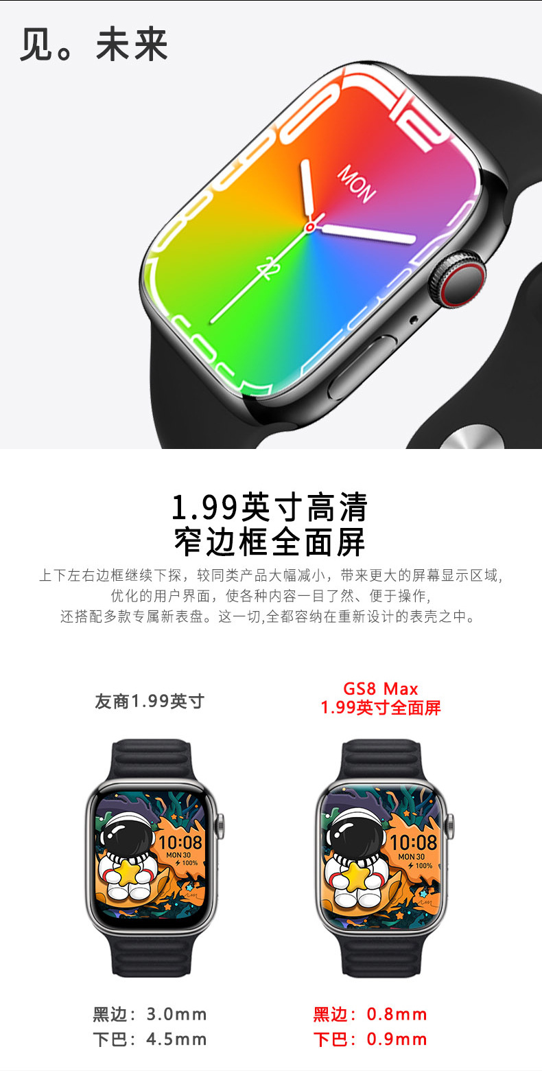 智能守护，全新体验——GS8MAX 智能手表，您的腕上全能助手
